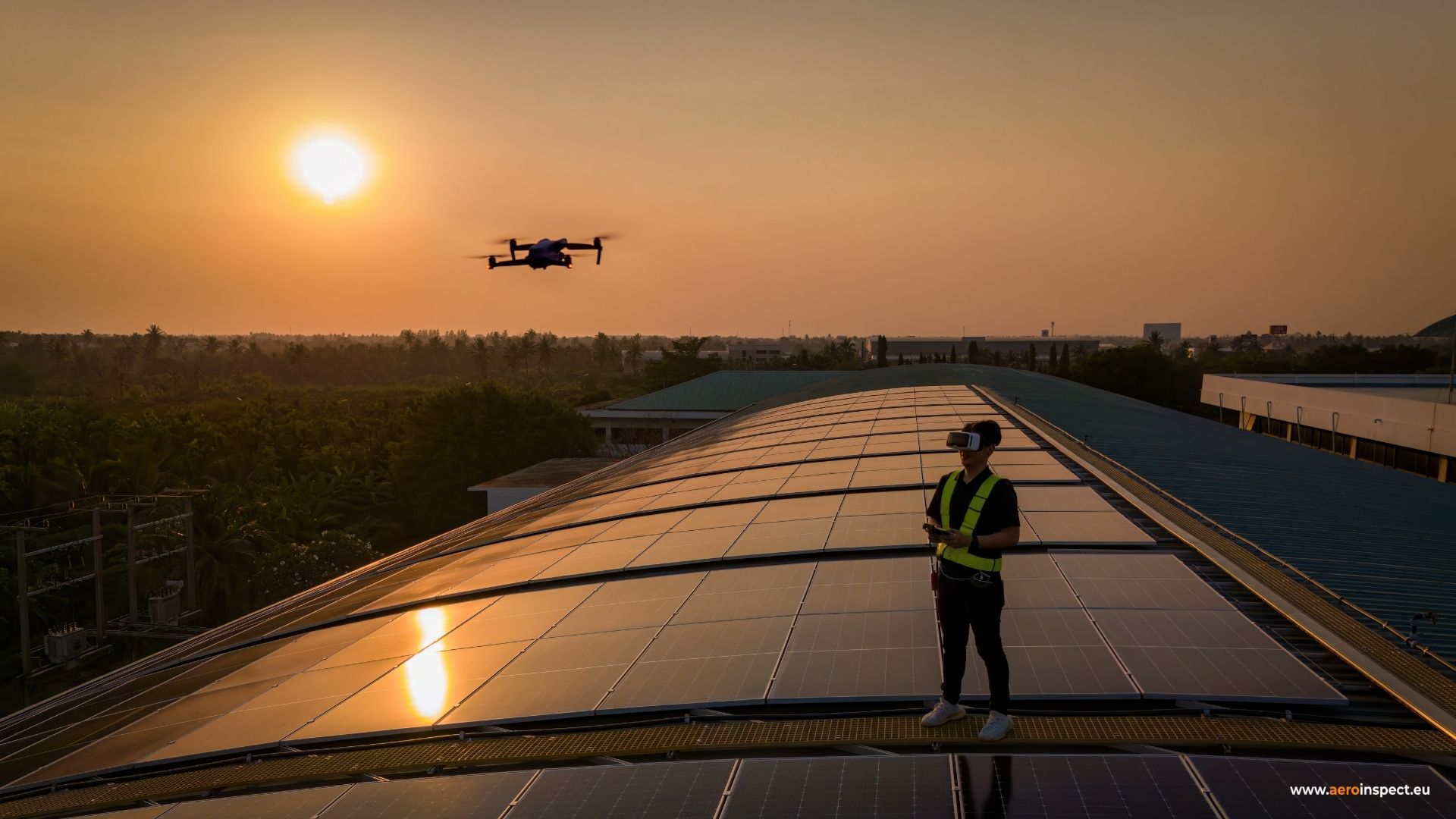 Drohneninspektion Solarpark